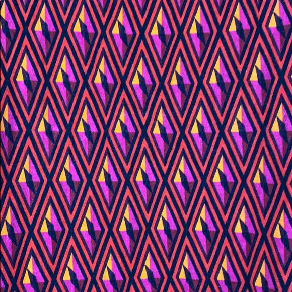 Lane Bryant Ruched Geometric Print Tank Top 18/20 - Picture 2 of 8